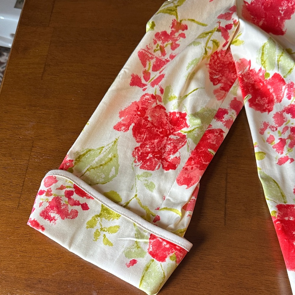 Apt. 9 Cream and Red Floral Blazer - Picture 7 of 11